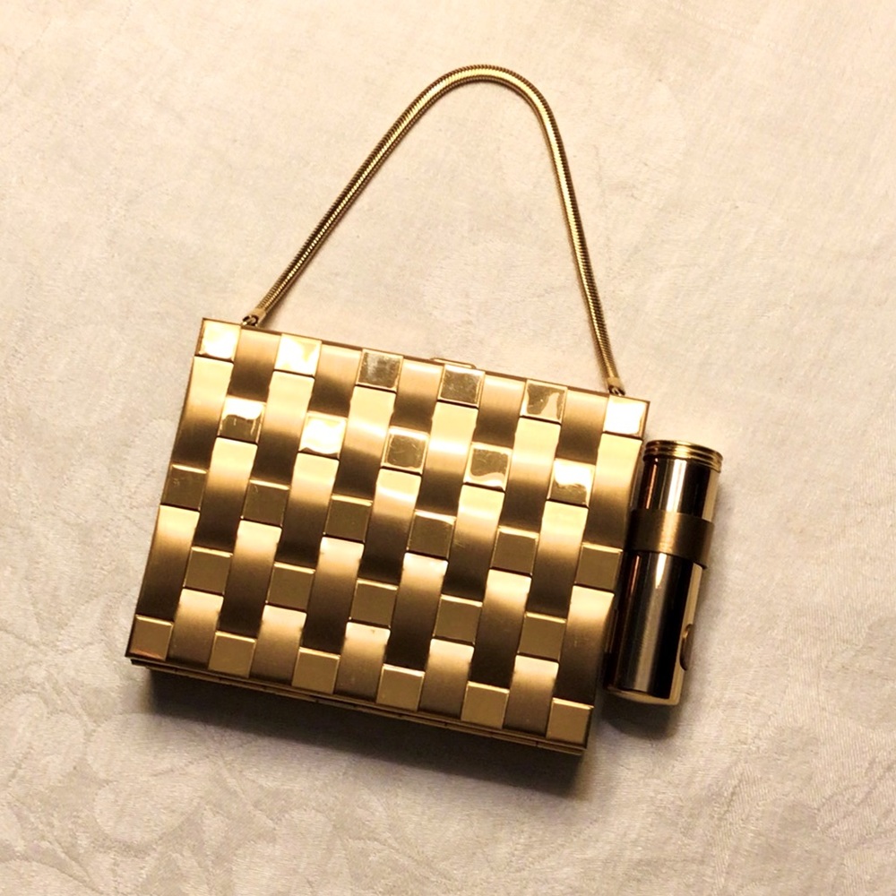 HP 5/4 🎉 Vintage 50’s Minaudière Compact Purse